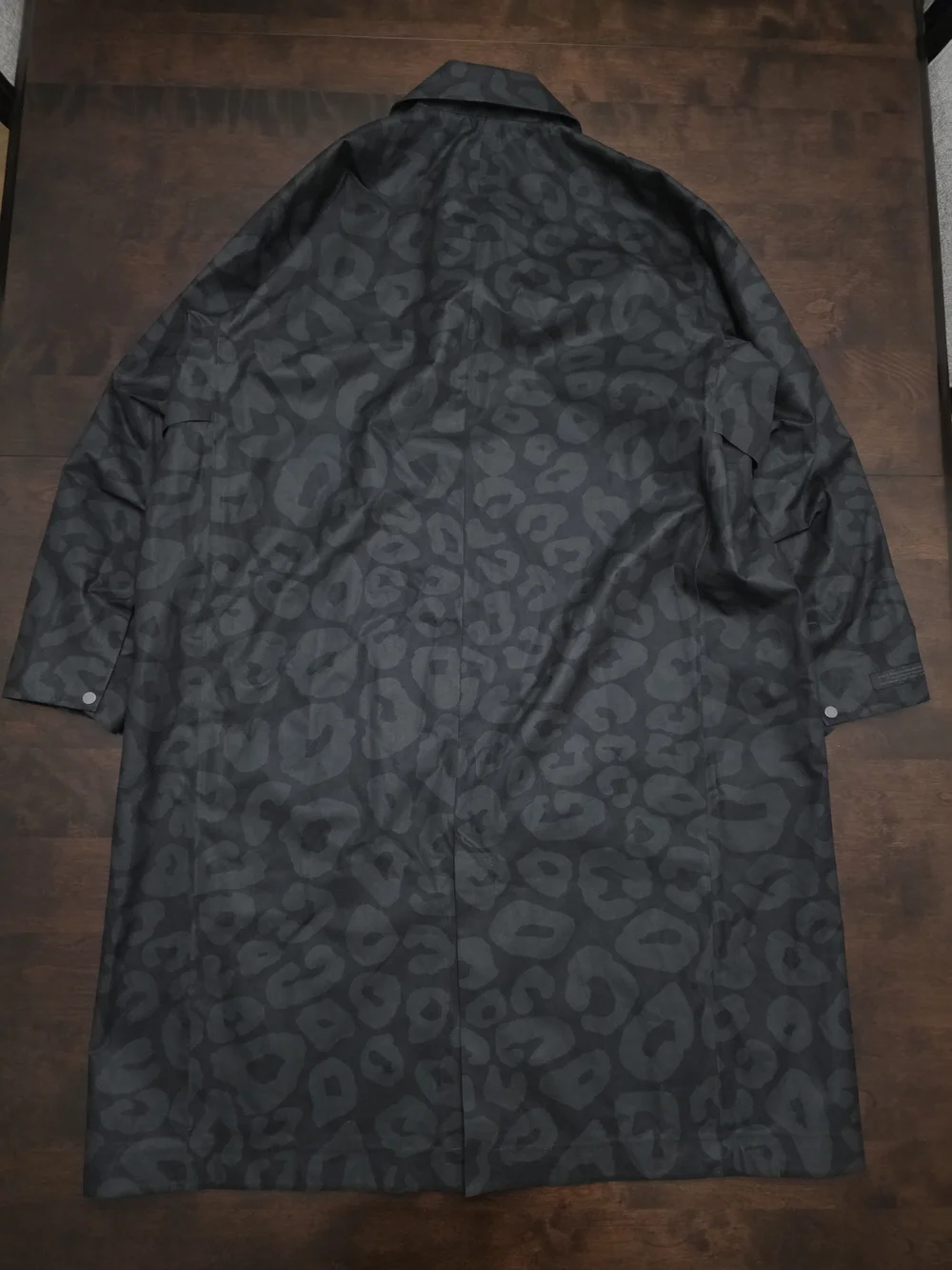 Lululemon LAB Leopard Print Overcoat Black Size Medium